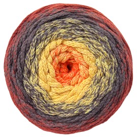 Lukche 2mm Multicolor Cotton Macrame Cord 2x246 Yards (2x225 Mt) Premium Cotton Rope, Rainbow Yarn Crochet Macrame Bag Craft for Wall Hangers, Bags, Bottom Plates, Carpets (8003, 2 Skein)