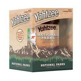 YAHTZEE National Parks Travel Edition | Classic Yahtzee Dice Game with a National Parks Theme | Perfect Travel Game for Families | Celebrate US National Parks Service