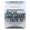Hycodest Holographic Rainbow Label You've Got Great Taste Business Thank