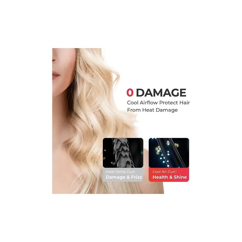 Rizador Automatico De Cabello Inalámbrico Varita Rizadora