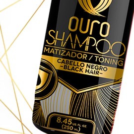 Ouro Shampoo Ouro® Matizador Negro 250 Ml 2 Piezas