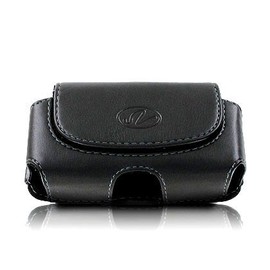 Premium Horizontal Leather Pouch Case with Belt Clip for Casio GzOne Ravine 2 II Two C781