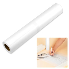 KYYGKY Tracing Paper Roll 31cm x 46m, Sketching & Tracing Paper for Drawing, Pattern Paper for Dressmaking, White Translucent Trace Paper Drafting Paper, Tracing Paper for Sewing Patterns and Crafts