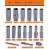Topme Deep Bolt Extractor Set,16 PCS Impact Bolt & Nut
