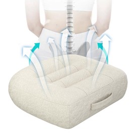 DZYKXKL Super Thicken Car Seat Cushion for Adults/Office Chair Cushions/Butt Pillow for Car Long Sitting,Portable Car Seat Pad Fatigue Relief Suitable for Trucks,Cars,Office Chairs,Wheelchairs（Beige）