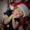 Linkbro 16 Sheets Christmas Children's Tattoo Luminous Over 400 Bright
