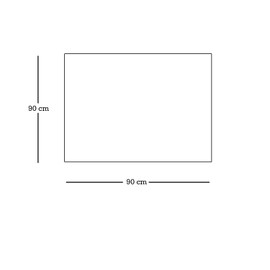 Lizzy 3 Disposable Paper Tablecloths | White Tablecloths 90cm x 90cm | Ideal for All Parties and Celebrations