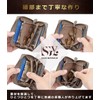Men's Genuine Leather Coin Case Mini Wallet with 8 Card