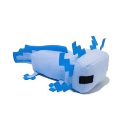 HQRYSH Axolot Plush Stuffed Toy Soft Pillow, Suitable for Video Game Enthusiasts, Children's Birthday Parties, Christmas Holiday Preferred Gift (Blue/Green)