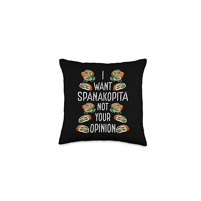Spanakopita Fresh Greek Roots Fresh Greek Spanakopita Throw Pillow