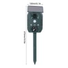 Outdoor Solar Power Animal Repellent Garden Ultrasonic Infrared Induction Bird