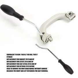 Roof Grab Handle Release Tool, T10518/T10518A/T10517 Car Roof Grab Handle Release Tool ABS Steel Roof Handle Disassembly Tool, Replacement for Ateca 2016 and Above, Variant 2013 and Above Us