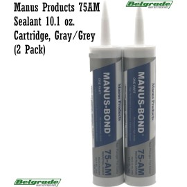 Manus Products 75AM Sealant 10.1 oz. Cartridge, Gray/Grey (2 Pack)