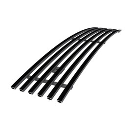 APS Premium Stainless Steel Black 8x6 Horizontal Billet Grille Grill Insert Compatible with Ford F-150 2018 2019 2020 Lower Bumper N19-J10466F