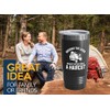 Lawn Mower Black Edition Tumbler 20oz - lawn because nature