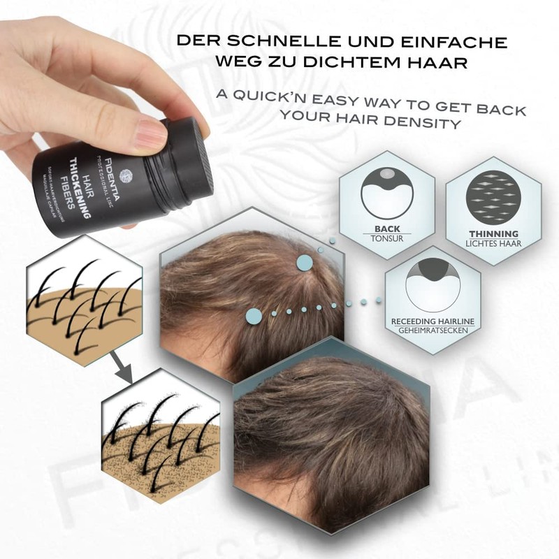 Fidentia Premium Pouring Hair, Stray Hair – Professional Line Hair