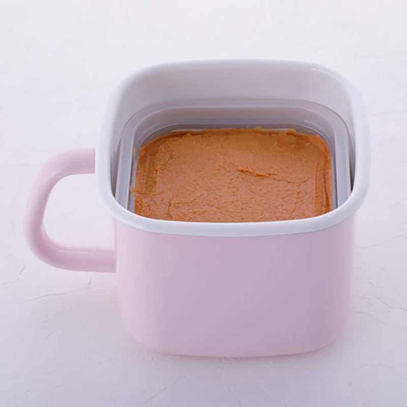 Fuji Hollow C-KP.LG Storage Container, Square Type, Miso Pot, Airtight
