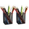 Saim Desktop Organier, Metal Mesh Square Pen Holder,Home Office Desk