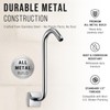 G-Promise All Metal 12-Inch S Shaped Shower Arm with Flange