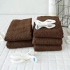 GamachaTowel All 22 Colors Face Towels [Cacao 10-Piece Set] for