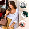 sourcing map 6Pcs Handmade Beaded Patches, Glass Crystal Rhinestone Appliques