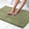 ITSOFT Chenille Bath Mat, Non Slip Bathroom Mat, Absorbent &