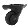 Alomejor 1 Pair Luggage Wheels Replacement A52 Mute Swivel Wheels