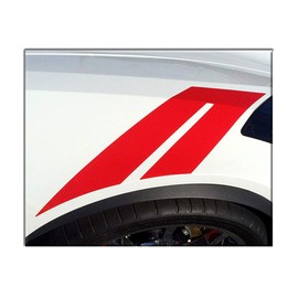 Phoenix Graphix 2014 2015 2016 2017 2018 2019 Corvette C7 Standard Body Hash Marks Decals Stripe - Torch RED