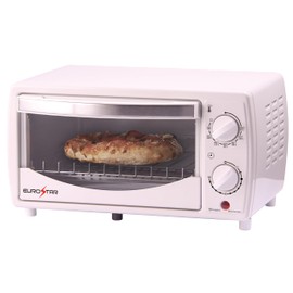 EUROSTAR 4-Slice Toaster Oven Broiler (White)