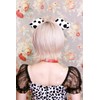 Clear Stone Cosplay Dog Headband Dalmatian, Unisex, Black