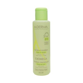 A-Derma Exomega - 500ml - 2 en 1 gel de limpieza para el cabello y el cuerpo - España