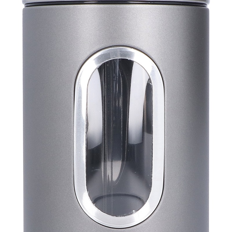 3Pcs Storage Jar Stainless Steel Food Tea Nut Container with