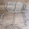 Oval 2 Section Valet Tray Router Template, Clear Acrylic Router
