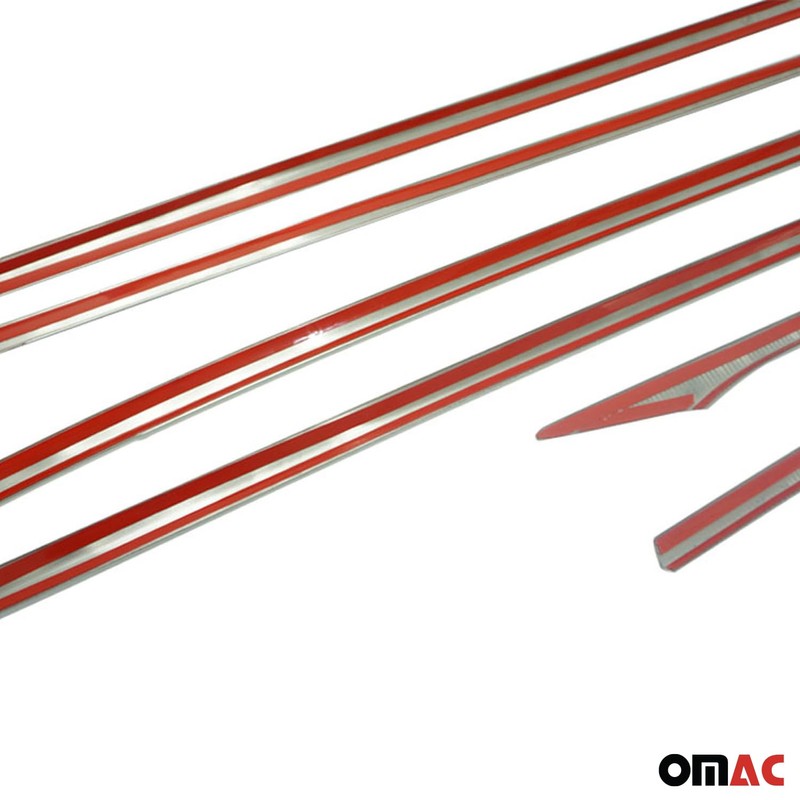 OMAC Window Molding Trim Streamer for Honda Civic 2016-2021 Sedan