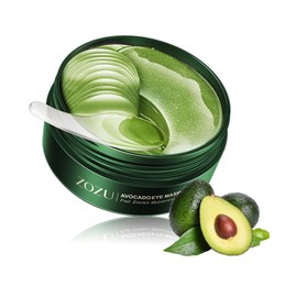 Mascarilla De Ojos De Aguacate(60 Unidades) Parches Para Ojeras E Hinchazón, Mascarilla Hidratante Y Nutritiva Para El Contorno De Ojos, Hidrata Y... 