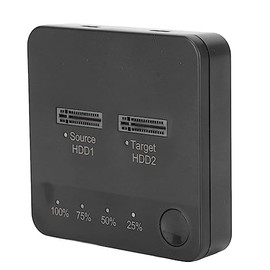 M.2 Duplicator Dual Bay, M.2 Cloner with Offline Clone, Tool Docking Station Dockcase for 2 M.2 SATA SSD 2230 22242 2260 2280 22110