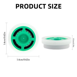 4 PCS Shower Flow Restrictor, GPM 1.5/1.8/2.0/2.5 Shower Flow Reducer Limiter Water Flow Restrictor Shower Head Water Saver Limiter Set for Handheld Shower(0.56x0.54x0.21inch)