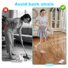 JOYMOOP Mop Handle Extension Rods, for Extending & Replacing Flat