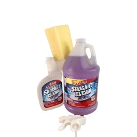 Amos Multipurpose Cleaner Shock It Clean 128 oz Concentrate Lavender Mint + More