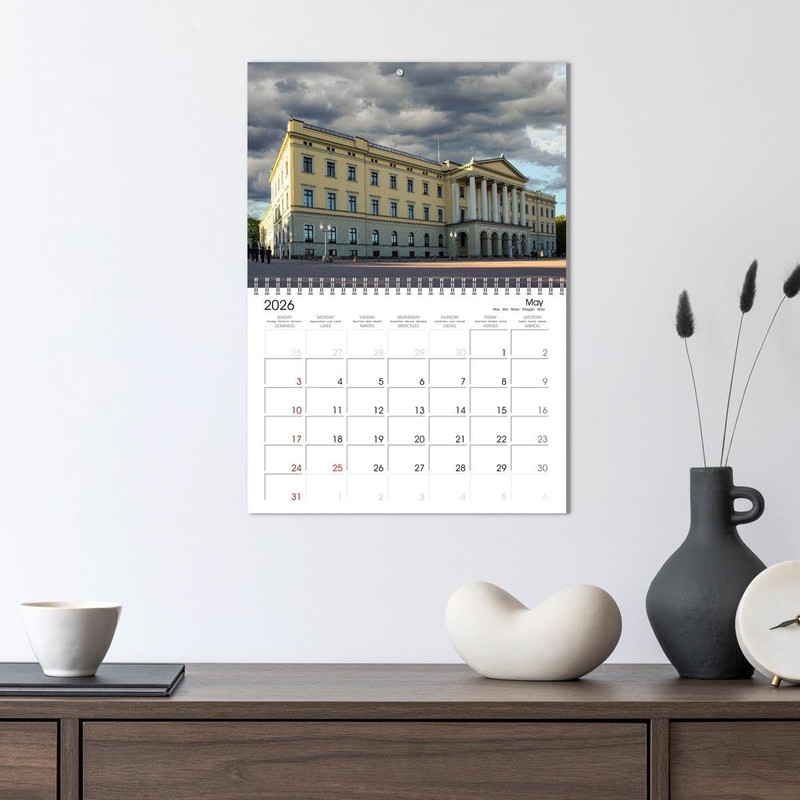 Oslo - the capital of Norway (Monthly Wall Calendar 2026