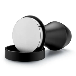 Normcore Coffee Tamper 49mm, Spring-loaded Tamper V4, Barista Espresso Tamper Flat Base with 15lb / 25lb / 30lbs Springs, Anodized Aluminum Handle and Stand