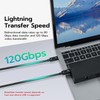 Mcbazel 80Gbps Ultra-Fast for Thunderbolt 5 Cable with up to