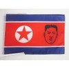 AZ FLAG - North Korea with Kim Jong-un Flag 18''