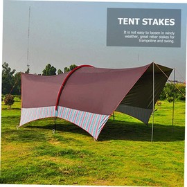 Totority Heavy Duty Ground Stakes Reliable Trampoline Wind Anchors for Outdoor Use for Swing Tents and Garden Pegs for Stability