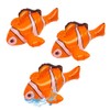 SAIIURV 3 Pcs Inflatable Clown Fish, Inflatable Pool Toy Fish,