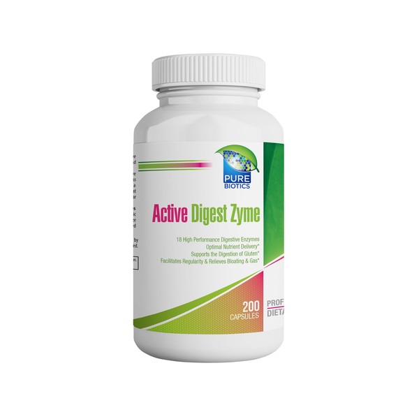 PURE BIOTICS Active DigestZyme - Complete Digestive Enzyme Supplement |