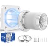 RDXTIK Magnetic Dryer Vent Connector, DV180 Airtight Seal Dryer Vent
