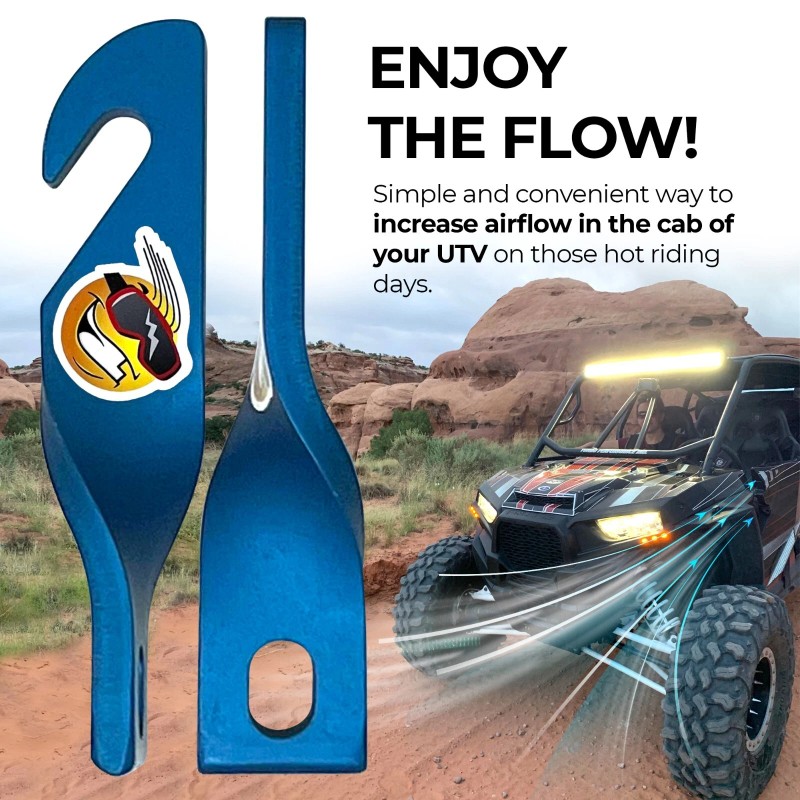 Keep Smiling Polaris UTV Door Latches Opens Door 3.5" for