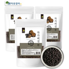 Free Market Cooperation Brand Russian Chaga Mushroom Pill Extract Powder Health Pills 500g x 3 packs / 러시아 차가버섯 환 추출 분말 건강환 500g x 3팩