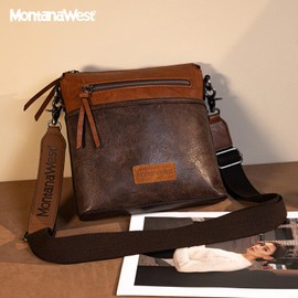 Montana West Crossbody Bag for Women Small Cross Body Bag Purses Lightweight Travel Side Purse Shoulder Purses with Guitar Strap MWC-2161CF
